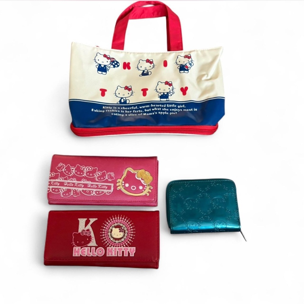 Hello Kitty Kids Bag Set - Red, Blue, Cream